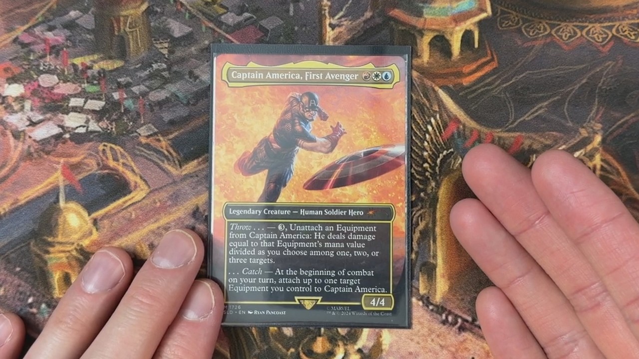 Captain America Commander Deck. Throw Equipment at People! Bracket 3. Marvel Commander Deck Tech.