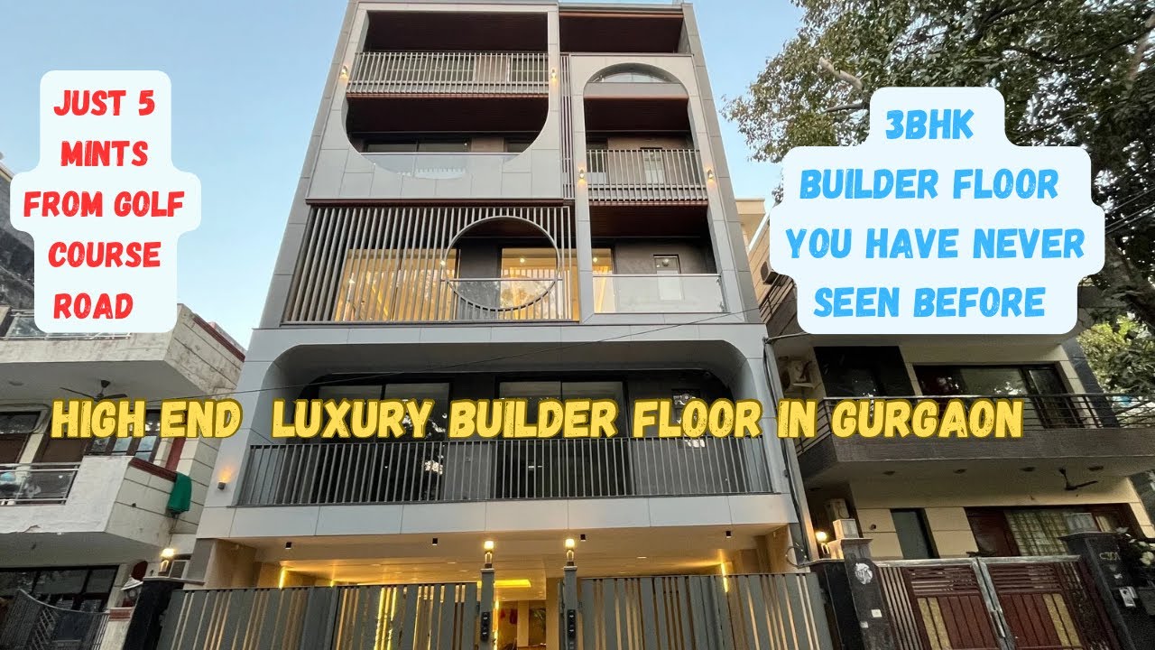High End Super Luxury 3BHK Builder Floor in Gurgaon #trending #viral 