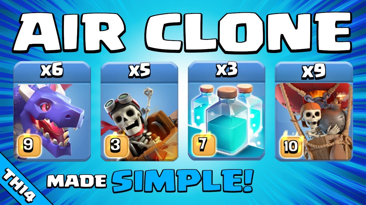 CRUSH BASES WITH THIS CLONE SPELL ATTACK!!! TH14 Attack Strategy | Clash of Clans