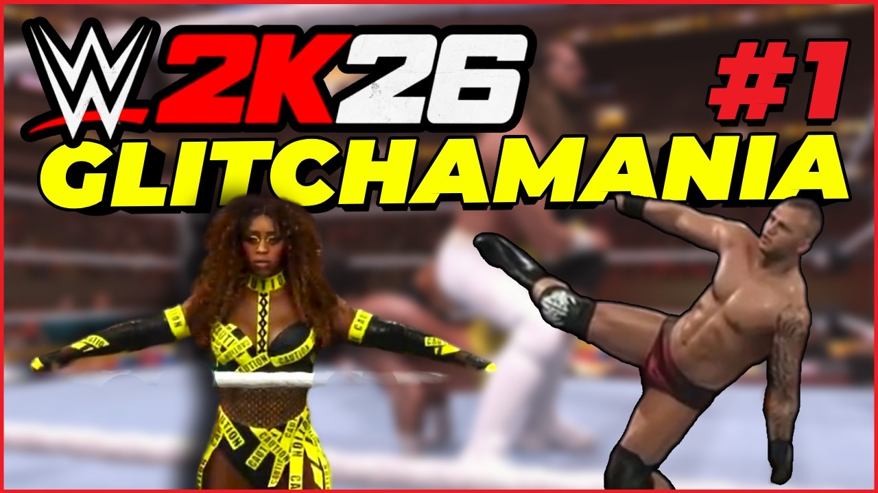 WWE 2K26 - Funny Glitches & Bugs Compilation (GLITCHAMANIA #1)