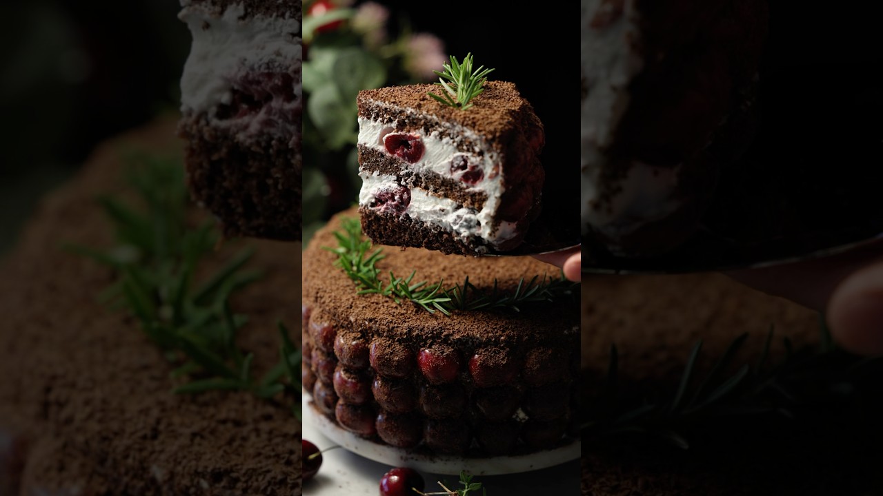 Black Forest Cake (For&ecirc;t-Noire) #baking #cake