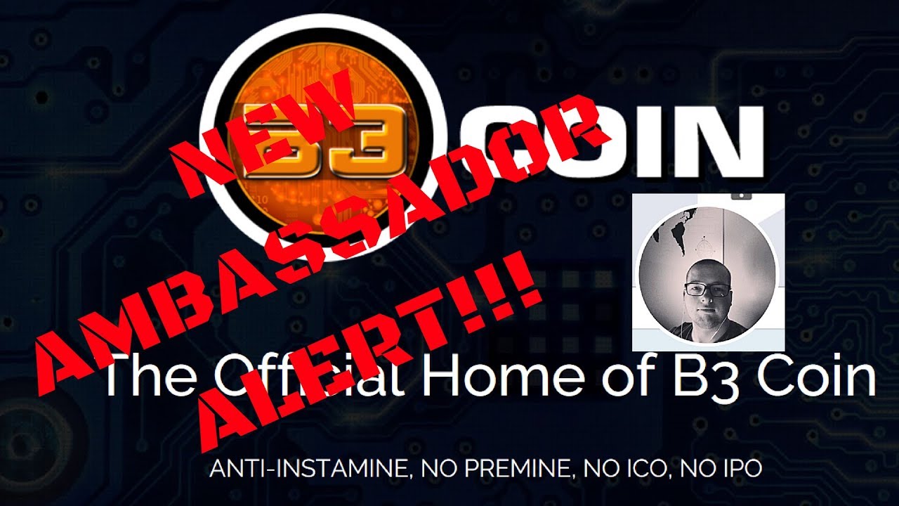 B3COIN AMBASSADOR ALERT!!!!!