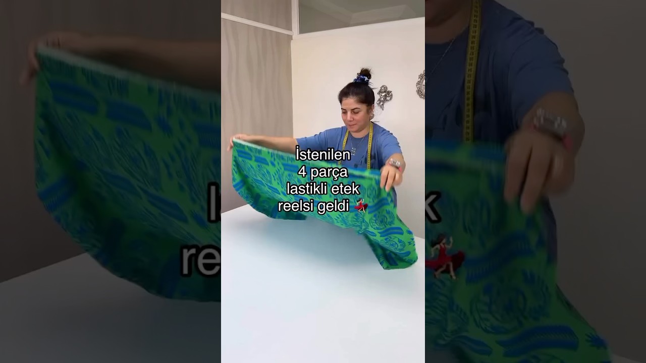 &Ccedil;ok istenilen d&ouml;rt par&ccedil;a lastikli etek Real&rsquo;si geldi 🤩