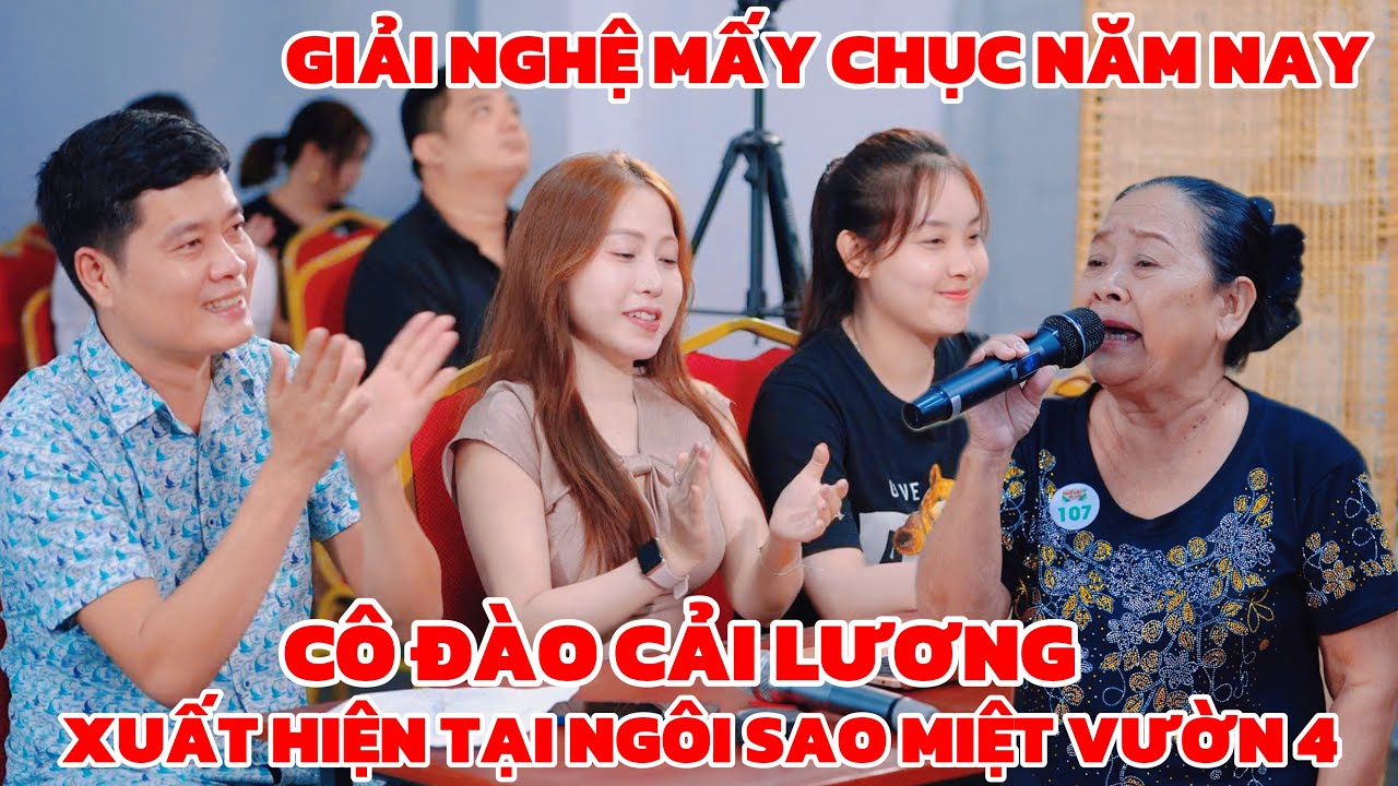 Cô đào cải lương giải nghệ mấy chục năm bất ngờ xuất hiện tại NGÔI SAO MIỆT VƯỜN 4| Khương Dừa