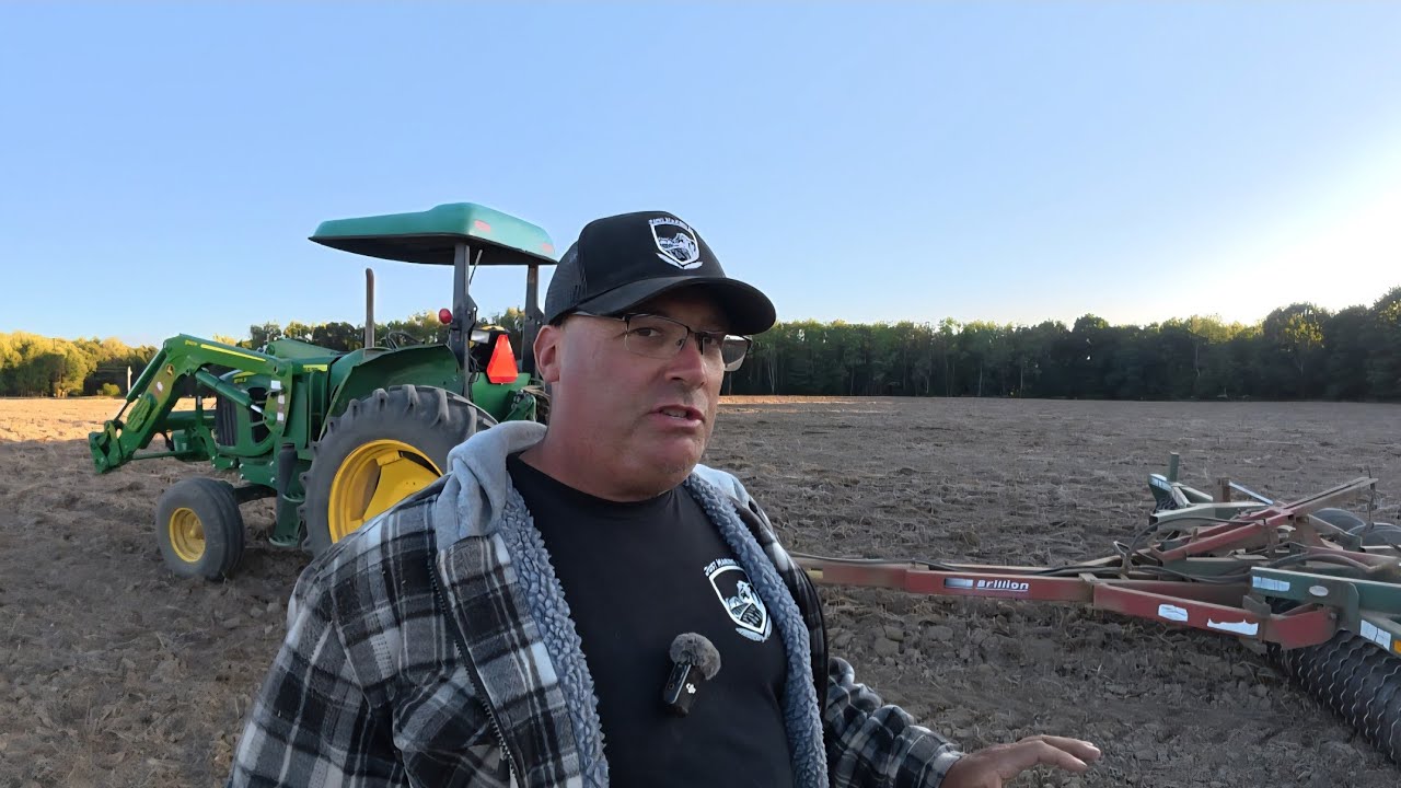 Planting HAY on Labor Day! 