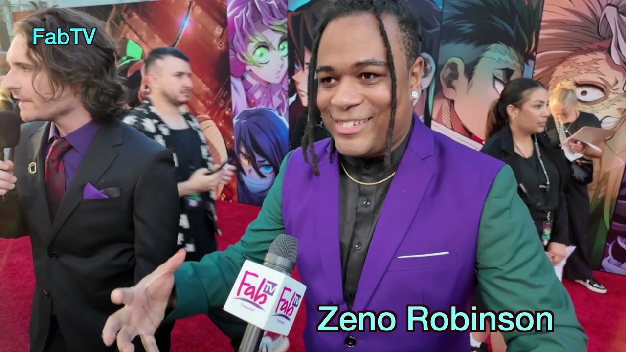 🎤 Zeno Robinson Belts Out Genya’s Line on the Demon Slayer Red Carpet! | FabTV