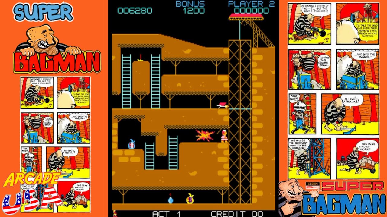 Super Bagman! (Arcade - Stern)