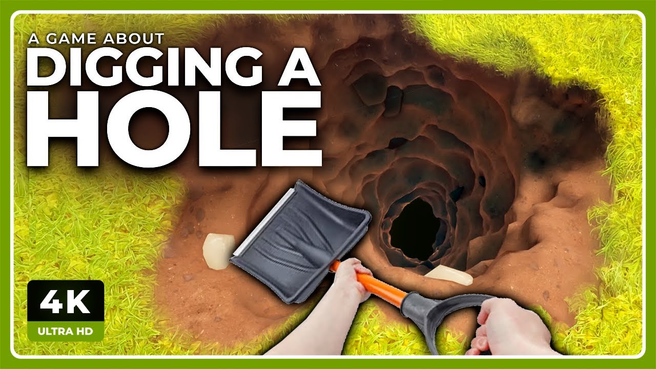 CAVANDO UN AGUJERO EN MI JARDÍN | A GAME ABOUT DIGGING A HOLE Gameplay Español