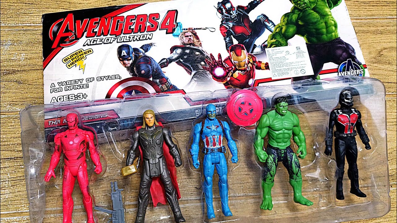 AVENGERS TOYS/Action Figures/Unboxing/Cheap Price/Ironman,Hulk,Thor, Spiderman/Toys.