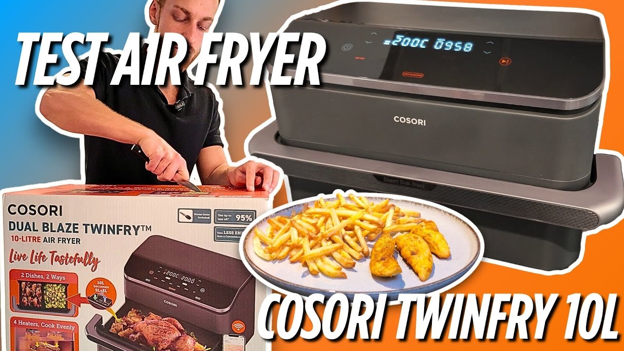 Je teste le plus grand Air Fryer COSORI : le TwinFry 10 L !