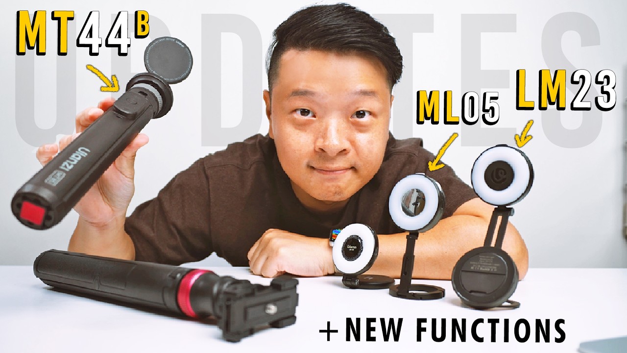 New Features! Ulanzi MT-44B, LM23 & ML05