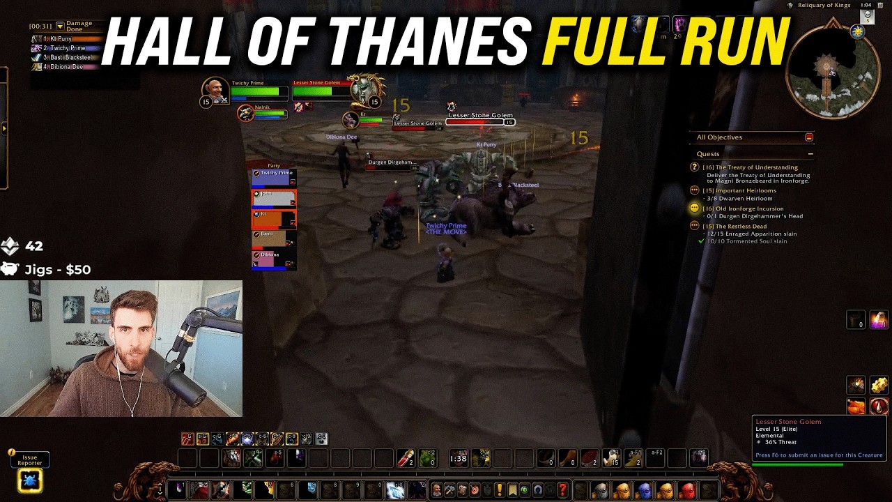 ПЕРВЫЙ ВЗГЛЯД на подземелье Hall Of Thanes за ДД! (WoW Forever BETA)
