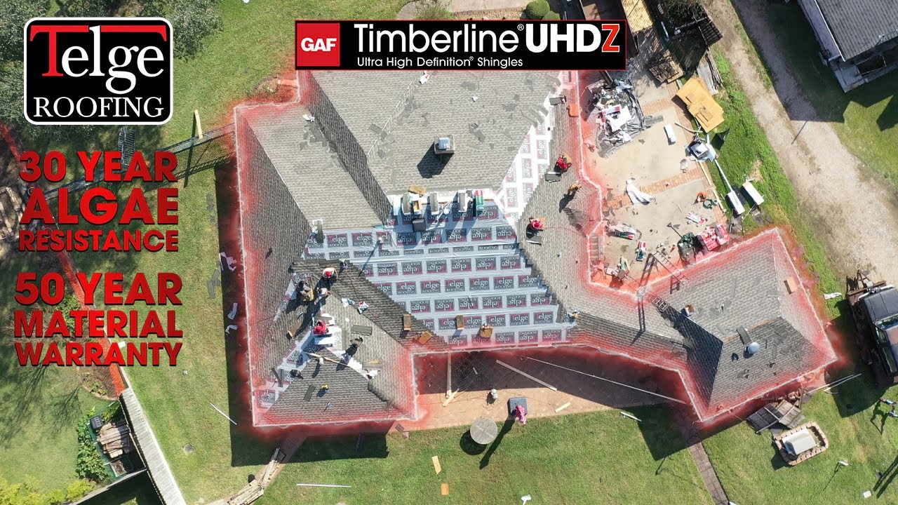 Professional Roof Replacement with GAF Timberline Ultra HDZ | Telge Roofing