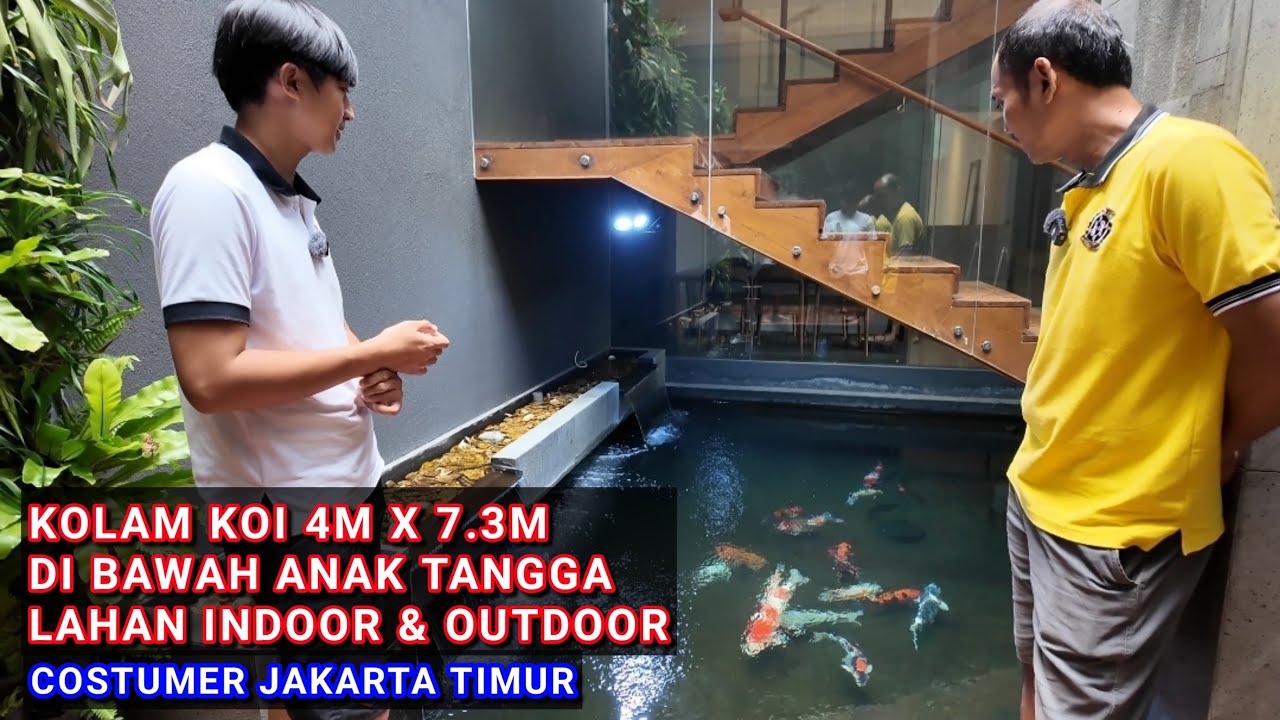 KOLAM IKAN KOI 4m x 7,3m JAKARTA TIMUR