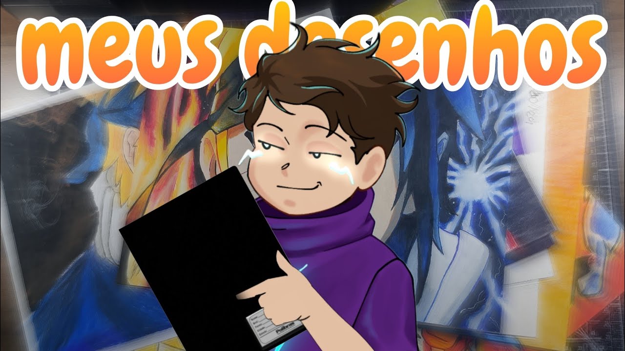 MOSTREI TODOS meu desenhos de NARUTO -mais de 10 desenho!
