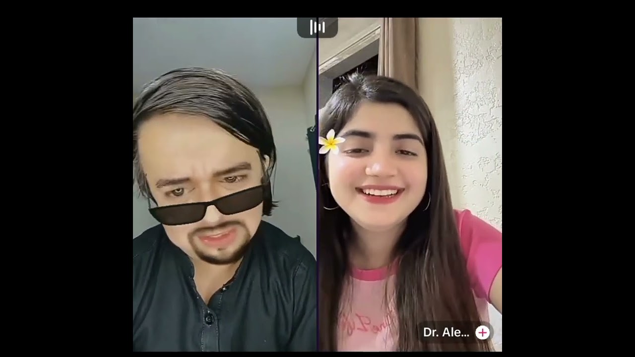 Waseem very funny tik tok live with dr aliya