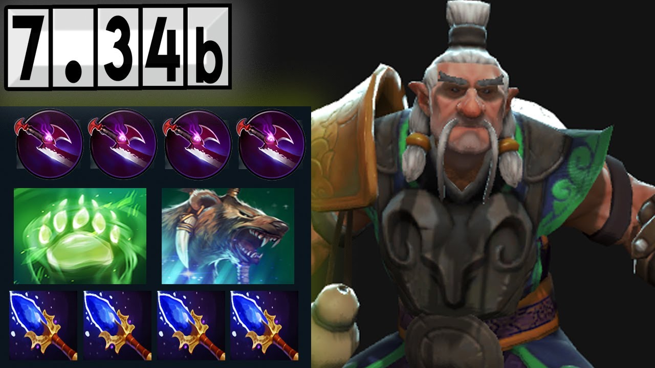 Lone Druid - Total Domination! [Full Match Gameplay Dota 2] 7.34b