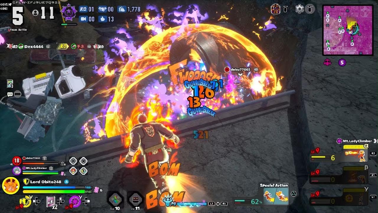 My squad did their f'n JOB!!🔥💯 | MY HERO ULTRA RUMBLE