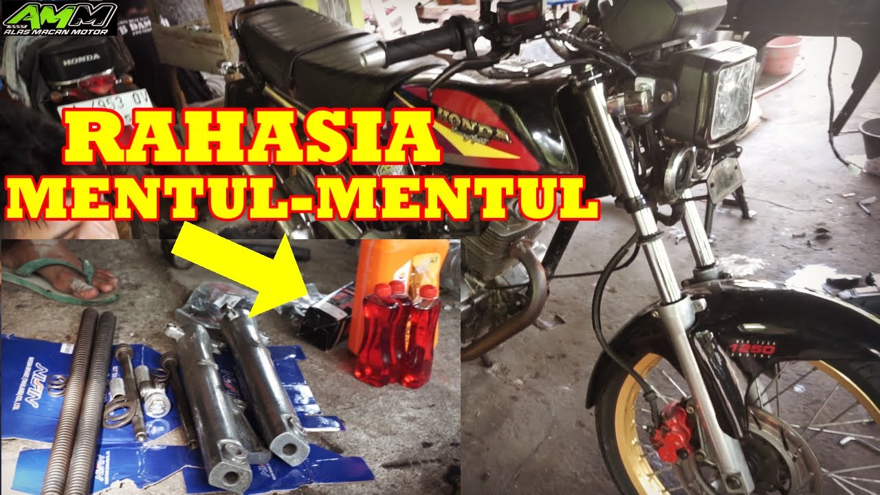 CARA GANTI SEAL OLI SHOCK DEPAN TIGER EMPUK