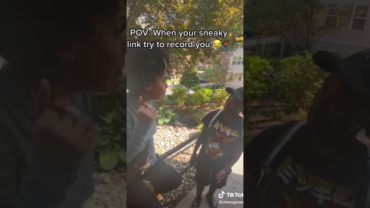 POV: When your sneaky link try to record you😂 