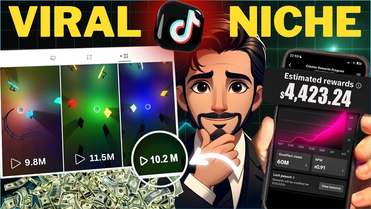 The NEW And Most VIRAL TikTok Niche || Marble Music Relaxing Video