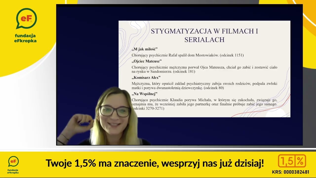 Webinar o stygmatyzacji Fundacji eFkropka 14 04 2025