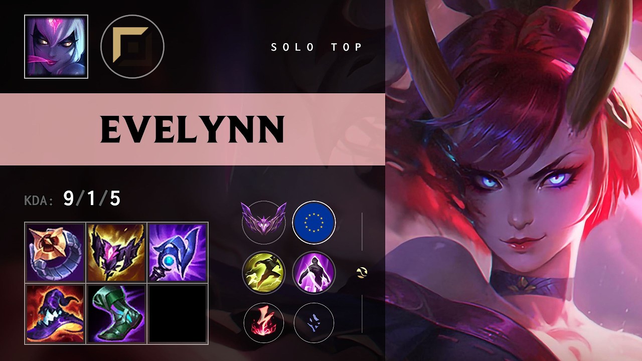 Evelynn Top vs Riven - EUW Master Patch 26.13
