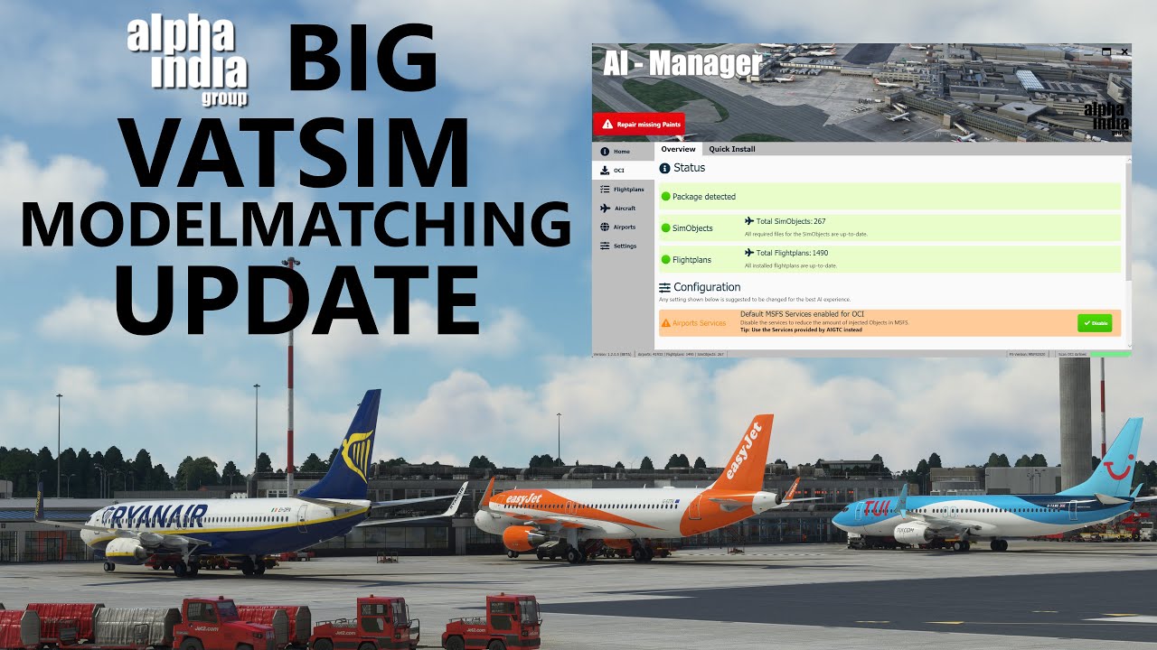BIG AIG VATSIM Model Matching Update - Model Updates & UI Improvements + Tutorial [4K]