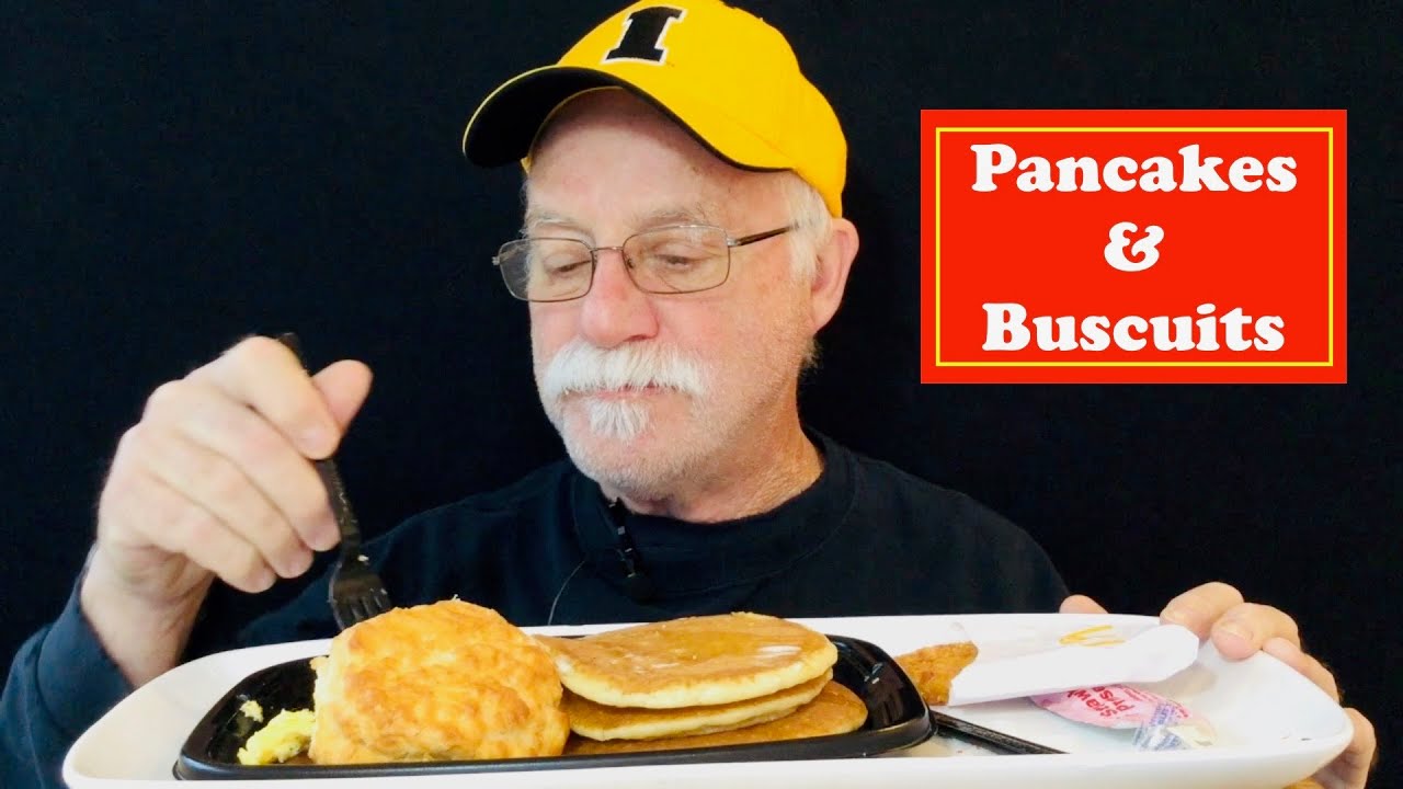 Eating Pancakes & Biscuits