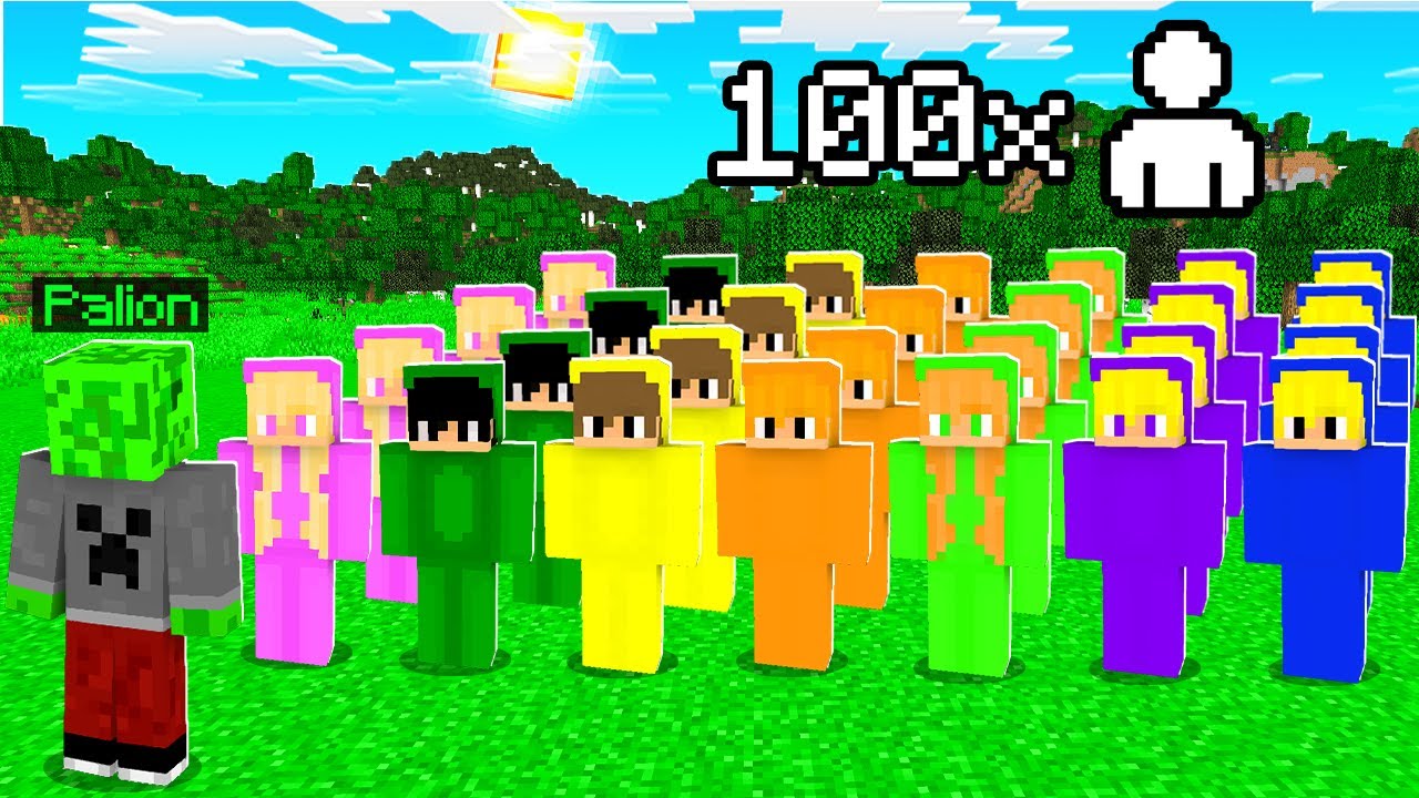JEST ICH WIĘCEJ w Minecraft! 🟠🟡🟢🟣🟤🔴🔵