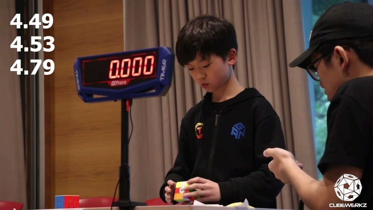 Wang Yiheng 4.60s AO5 with full step 3.47s single