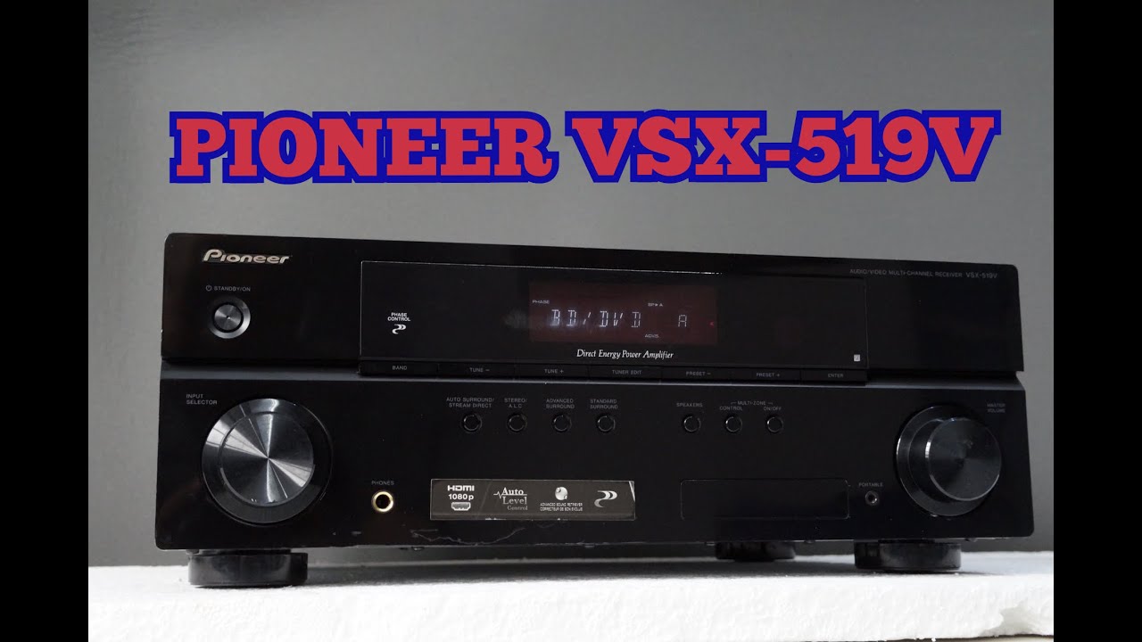Probando amplificador pioneer vsx-519v-k