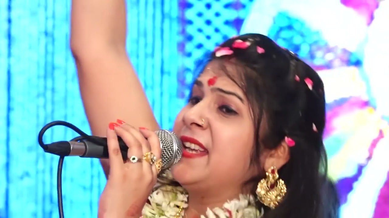 अंजली शर्मा जिस पर बाबा तेरा रंग चढ जाता है श्याम भजन  लेटेस्ट बाबा की कृपा से फिर वो मौज उड़ा ता है
