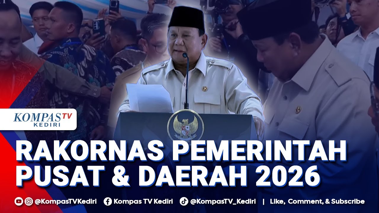 BREAKING NEWS - Arahan Presiden Prabowo di Rakornas Pemerintah Pusat & Daerah 2026