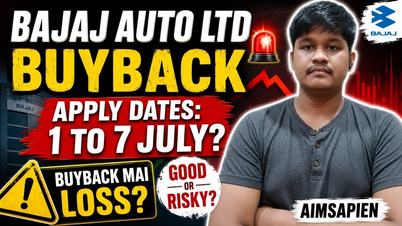 Bajaj Auto ltd Buyback Dates Announced? | Aimsapien 