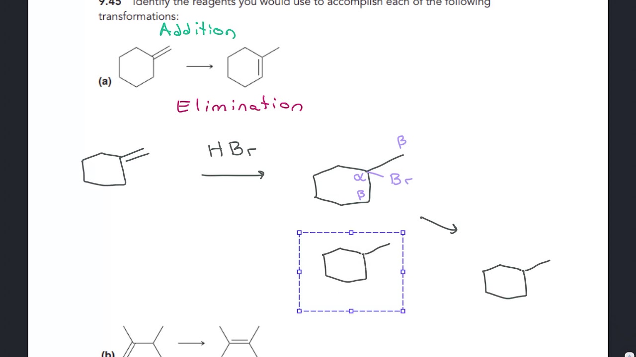 Exercise 9.45 - Changing the Position of a Pi Bond