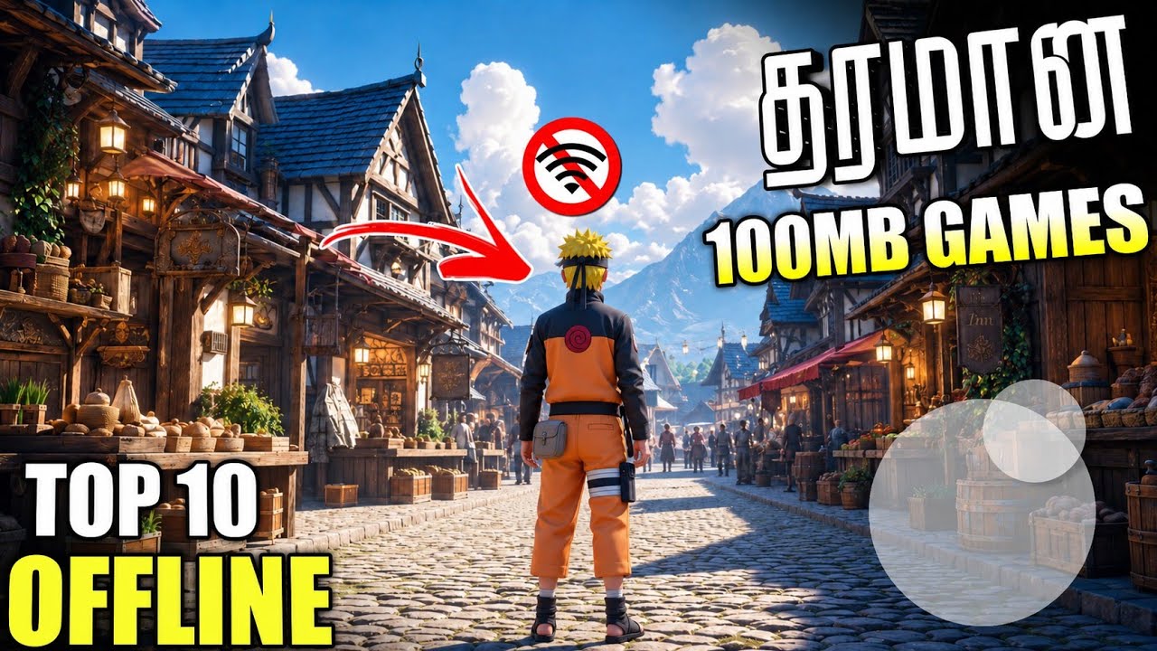 10 Best Offline 100MB Games For Mobile 2026  (தமிழ்)