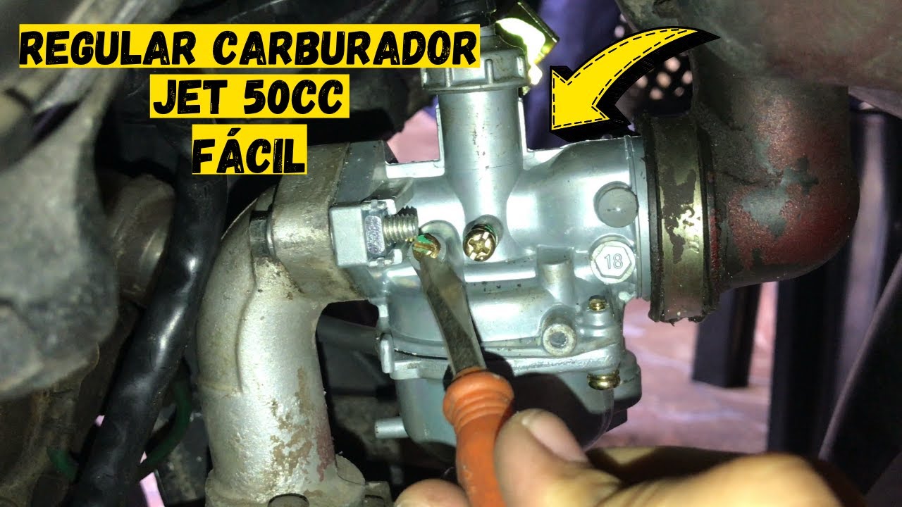 REGULAR CARBURADOR MOTOR 50cc [RÁPIDO E FÁCIL]