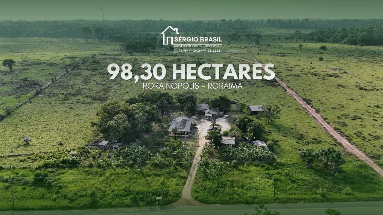 98,30 HECTARES EM RORAINOPOLIS - RORAIMA