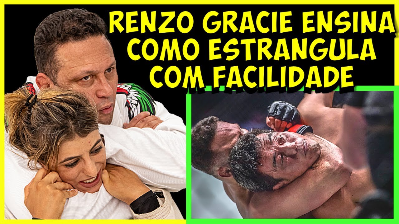 RENZO GRACIE EXPLICA COMO ESTRANGULAR FACILMENTE SEUS ADVERSÁRIOS