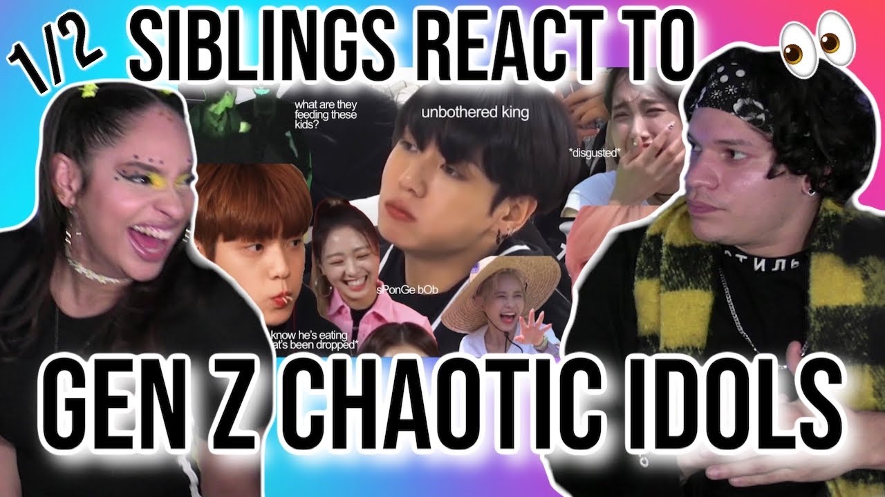 Siblings react to GEN Z kpop idols are the definition of chaotic |1/2| REACTION 🥴😂👌