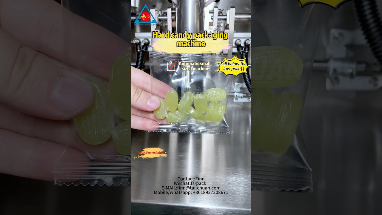 Hard Candy Packaging Machine | Food Grade Vertical Packaging Equipment#packagingmachine
