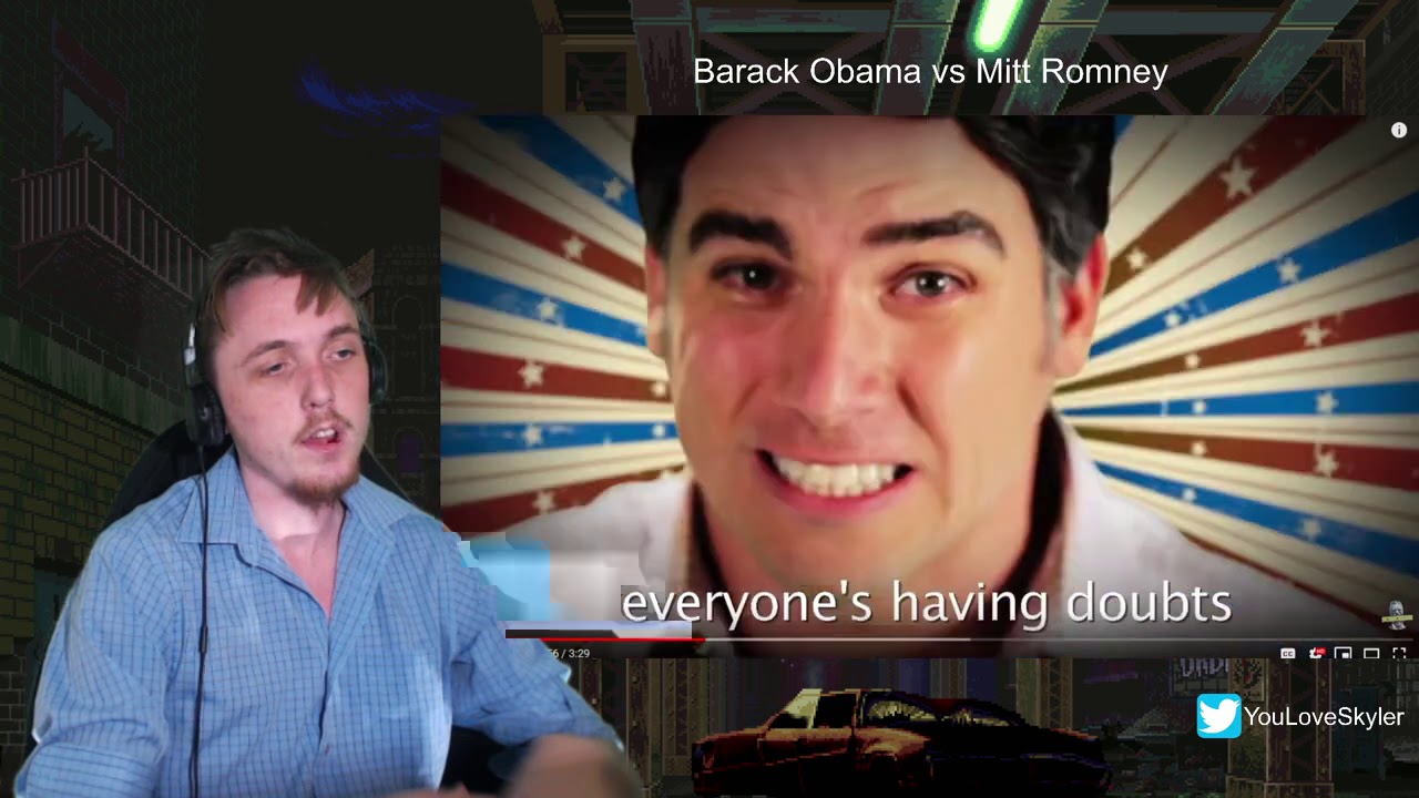 Barack Obama vs Mitt Romney Epic Rap Battles Of History (Reaction)