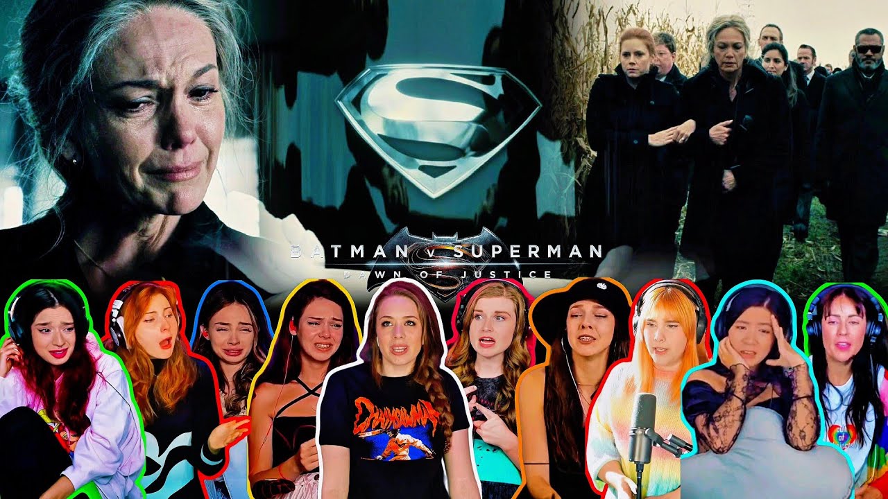 DCU Fans Sadly React To CLARK KENT & SUPERMAN's FUNERAL | Batman V Superman Movie Reaction Mashup 