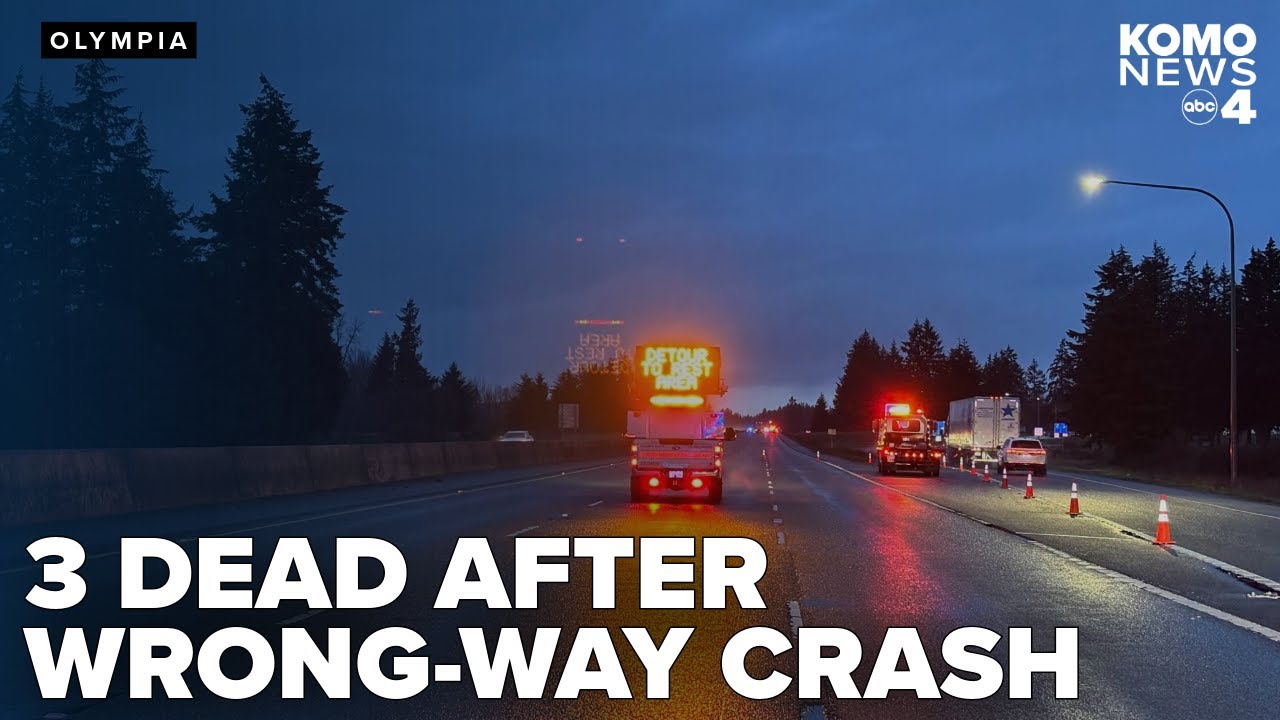Major wrong-way crash leaves 3 dead on I-5