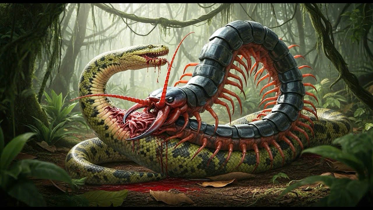 The Secret of Survival of the Giant Centipede Wild Life Amazon