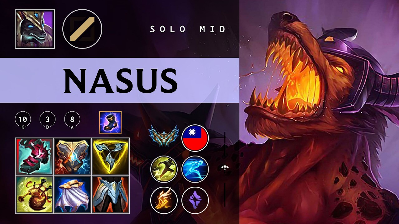 Nasus Mid vs Twisted Fate - TW Challenger Patch 26.04