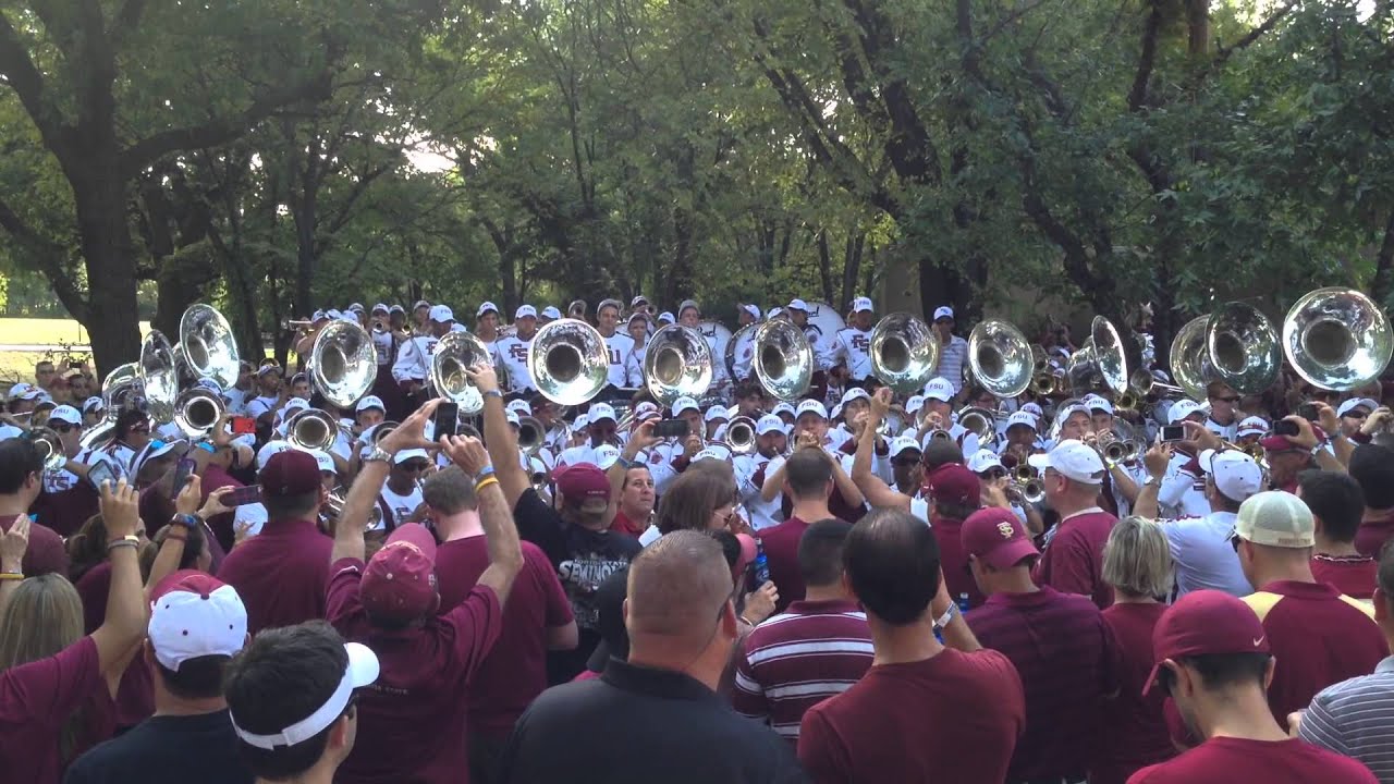 2014 New FSU Warchant Intro by Marching Chiefs - Seminole Uprising
