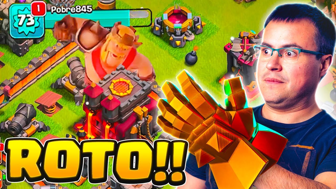Guantelete Gigante a nivel 9 en mi TH10 🤣 Clash of Clans