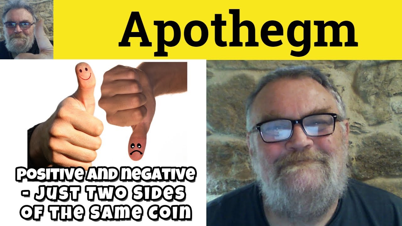 😎 Apothegm Meaning - Apothegm Examples - Apothegm Defined - Apothegm Definition - Apothegm